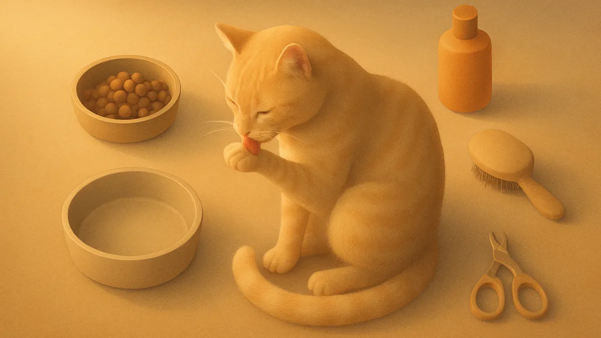 Illustration de l'article: Hygiène du chat : soins et entretien au quotidien