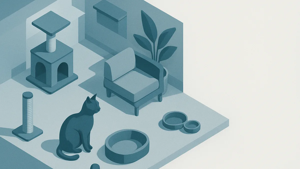 Illustration de l'article: Environnement du chat : un cadre de vie adapté
